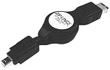 Keyspan ZIP-LINQ Retractable Firewire 1394 6-Pin to 4-Pin Cable (K-ZIP-1394-C07)