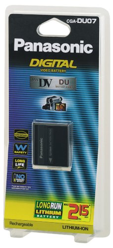 Projektoren: Panasonic CGA-DU07E/1B Li-Ion Akku passend f�r NV-GS400 /200/120/55/33/22