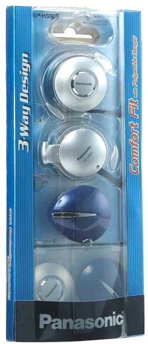 Projektoren: Panasonic RP-HS90E-SA Ohrh�rer silber/blau