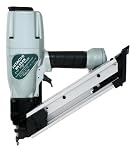 Hitachi NR65AKS Strap-Tite 1-1/2-Inch to 2-1/2-Inch Positive Placement Nailer with Short Magazine