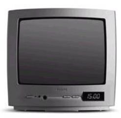 Projektoren: Philips 17HT3304/01 ProPlus 4:3 Fernseher mit Wecker und Radio