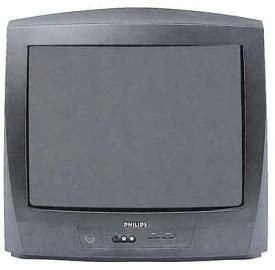 Projektoren: Philips 21HT3304/01 ProPlus 4:3 Fernseher mit Wecker und Radio