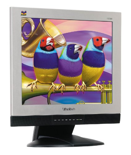 Verstaerker Und Receiver: Viewsonic VX500-2 Monitor LCD-TFT 15.0' 1024 x 768 Audio TCO99 Silber-schwarz