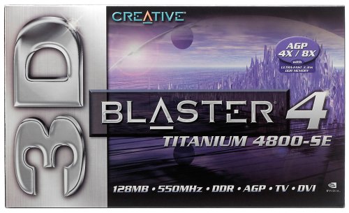 Camcorder: Creative 3D Blaster GeForce Titanium 4800 SE 128MB Grafikkarte