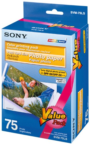Festplatten: Sony SVM-75LS Fotopapier f�r DPP-EX5 /EX7 /EX50