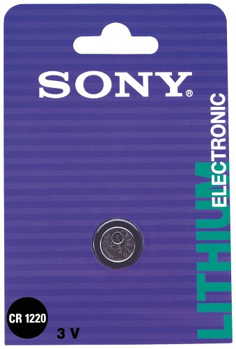 Festplatten: Sony CR-1220 3,0V Lithium Knopfzelle, 38 mAh