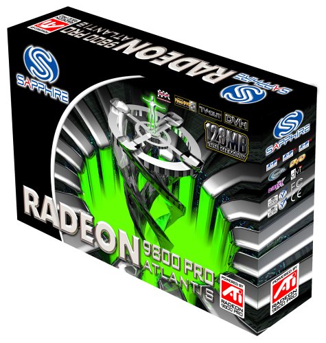 Festplatten: Sapphire RADEON 9800 PRO Grafikkarte 128MB DDR Ram (AGP 8x, 380/680 MHz, 8Pipe, 256-bit, DirectX9.0, 2x400MHz RAMDAC, DVI, TV-Out, Lite-Retail)