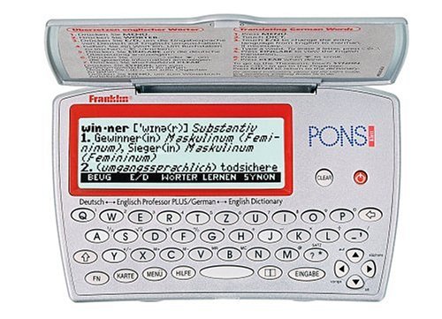 Kamerazubeh&ouml;r: BOOKMAN III Elektronisches W�rterbuch Deutsch/ English-Professor PLUS, 1,9 Mio. Eintr�ge, inkl. dp-CD Sprachtest (Deu/ Eng/ Fra/ Spa/ Ita)