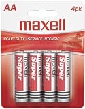 MAXELL 715647 Heavy Duty Batteries (AA 4pk)