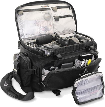 Lautsprecher: Lowepro Commercial AW DV schwarz Kameratasche Professional DV Video Kamera Systems schwarz