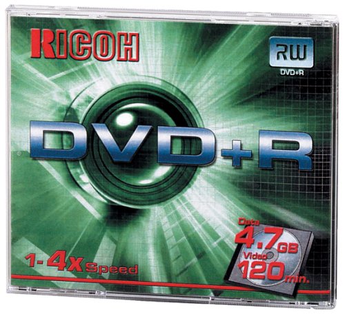 Speicherkarten: Ricoh 25er Spindel 4x DVD+R Rohlinge