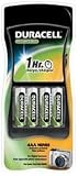 Duracell CEF80NC 1 Hour Combo Package, Charger for AA , AAA & 4 AA NiMH Rechargeable Batteries