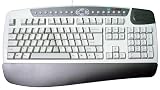 Elektronik und Foto: A4tech KBS-8 Tastatur PS/2 104 Tasten MS W95 D +19 Tasten schwarz-weiss
