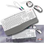 TV Ger&auml;te: Typhoon RF Cordless Kit Tastatur schnurlos 106 Tasten MS W98 D +Maus, 19 Tasten wei�
