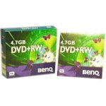 Kamerazubeh&ouml;r: BenQ DVD+RW silber 5Pk. DVD+RW Rohling 4700 MB Jewel Case