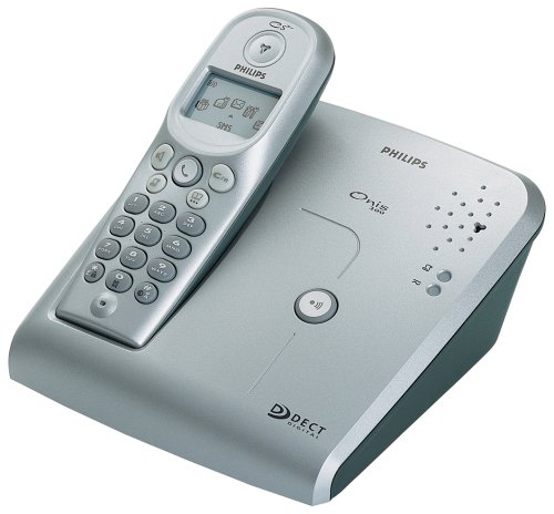 Projektoren: Philips Onis 300 VOX DUO schnurloses DECT-Telefon silber