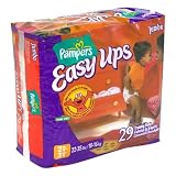 Pampers Easy Ups Training Pants, Size 2T-3T, Jumbo Pack, 29 Training Pants