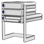 LaCie D2 Deskrack mounting kit ( 107579 )