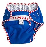 Boys Washable Swim Diapers in Blue: 9-12 Months