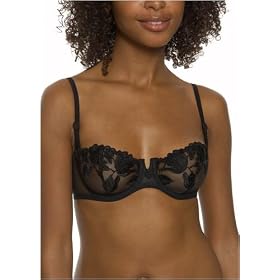 Tulipes demi cup underwire bra by Aubade