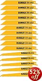 DEWALT DW4890 15-Piece Reciprocating Saw Blade Tough Case Set