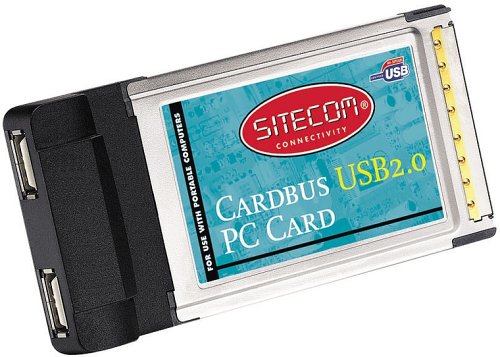 Festplatten: Sitecom CB-003 Cardbus Karte (PCMCIA) mit 2 USB 2.0 Anschl�sse
