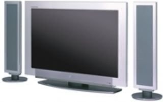 Lautsprecher: LG MW 30 LZ 10 30-Zoll/ 77 cm 16:9 LCD-Fernseher silber