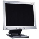Lautsprecher: LG LCD L1510B, 15-Zoll LCD Monitor silber/schwarz
