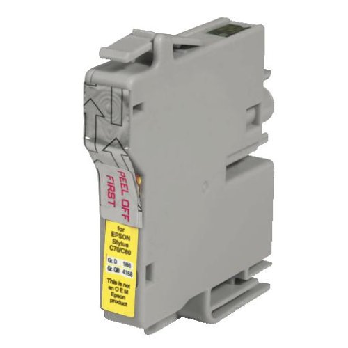 Heimkinosysteme: Hama Druckerpatrone gelb f�r Epson Stylus C70; C70+; C80