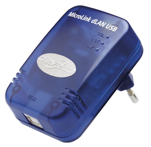 Digitalkameras: Devolo MicroLink dLAN USB Steckdosenadapter mit USB-Anschluss