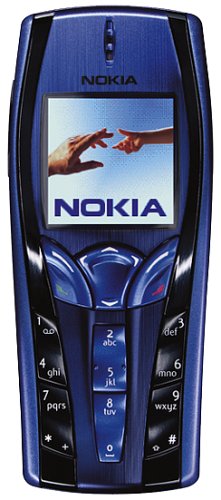 NoteBook: Nokia 7250i Handy glasblau