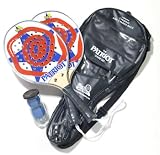 Patriot Game Set- The Paddle Company- 2 paddles plus can of balls in cover- Paddleball