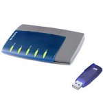 Elektronik und Foto: AVM BlueFRITZ! Startpaket Funk-LAN L�sung Access Point + Funk-LAN Adapter Bluetooth A