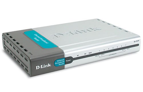 Digitalkameras: D-Link DI-707P DSL Gateway Router, 7 x 10/100 Mbit LAN Ports, 1x 10 Mbit Cable/xDSL WAN Port, Printserver, Plug Play