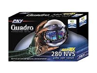 Projektoren: PNY Electronics Quadro4 280 NVS , 64 MB DDR Grafikkarte