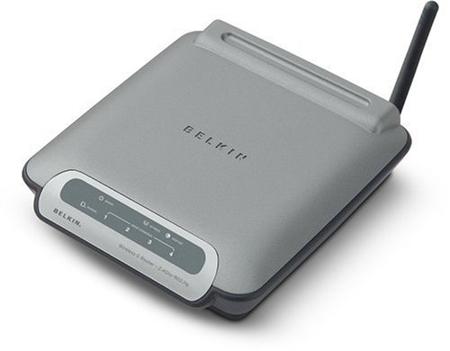Kamerazubehoer: Belkin W-LAN 54Mbit/s Kabel-/DSL- Gatewayrouter inkl. 4-Port Switch