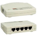 Elektronik und Foto: Allied Telesyn Corega FSW-5PM Switch Fast 5xRJ45 10/100