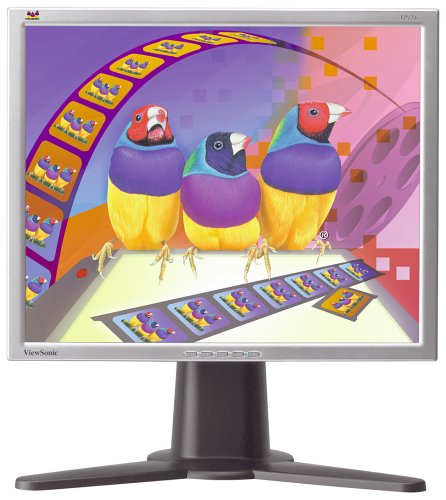 Verstaerker Und Receiver: ViewSonic VP171S 17-Zoll TFT-Monitor schwarz/silber (DVI; Pivot)