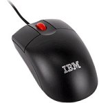 Navigationssysteme: IBM Optical Wheel Mouse Maus optisch USB 3 Tasten + Tastenrad schwarz
