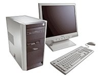 Festnetztelefone: Fujitsu Siemens Scenic P PC Celeron 2.4GHz MT 256MB 40GB DVD LAN Intel 845GV WXPP
