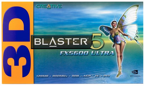 Camcorder: Creative 3D-Blaster GeForce FX5600 Ultra Grafikkarte, 128MB DDR, DVI, TV-Out
