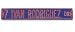 7 Ivan 'Pudge' Rodriguez Authentic Street Sign