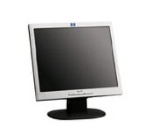Heimkinosysteme: Hewlett Packard L1502 15-Zoll TFT-Monitor carbon/silber