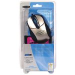 Kamerazubeh&ouml;r: Belkin MiniScroller Maus optisch USB+PS/2 3 Tasten + Tastenrad schwarz-silber