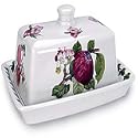 Portmeirion Pomona Earthenware Butter Dish with Handle Top