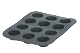 Farringdon Collection Flexible Silicone 12 Cup Mini Muffin Pan