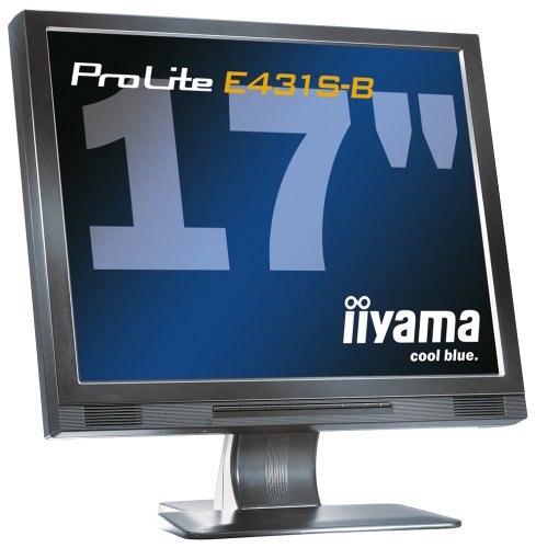 Navigationssysteme: Iiyama Pro Lite E431S-B 17-Zoll TFT-Monitor schwarz/anthrazit (DVI, integr. Lautsprecher)