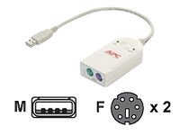 Elektronik und Foto: APC Adapter USB auf Ps/2 f�r Maus oder Tastatur