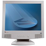Verst&auml;rker und Receiver: V7 Videoseven L23.1A 23-Zoll TFT-Monitor beige (integr. Lautsprecher, DVI)