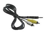 Canon C250 Cable, Twin phono to mini jack